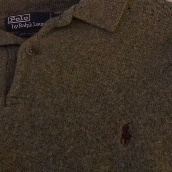 Polo sweater long sleeve - Picture 2 of 3